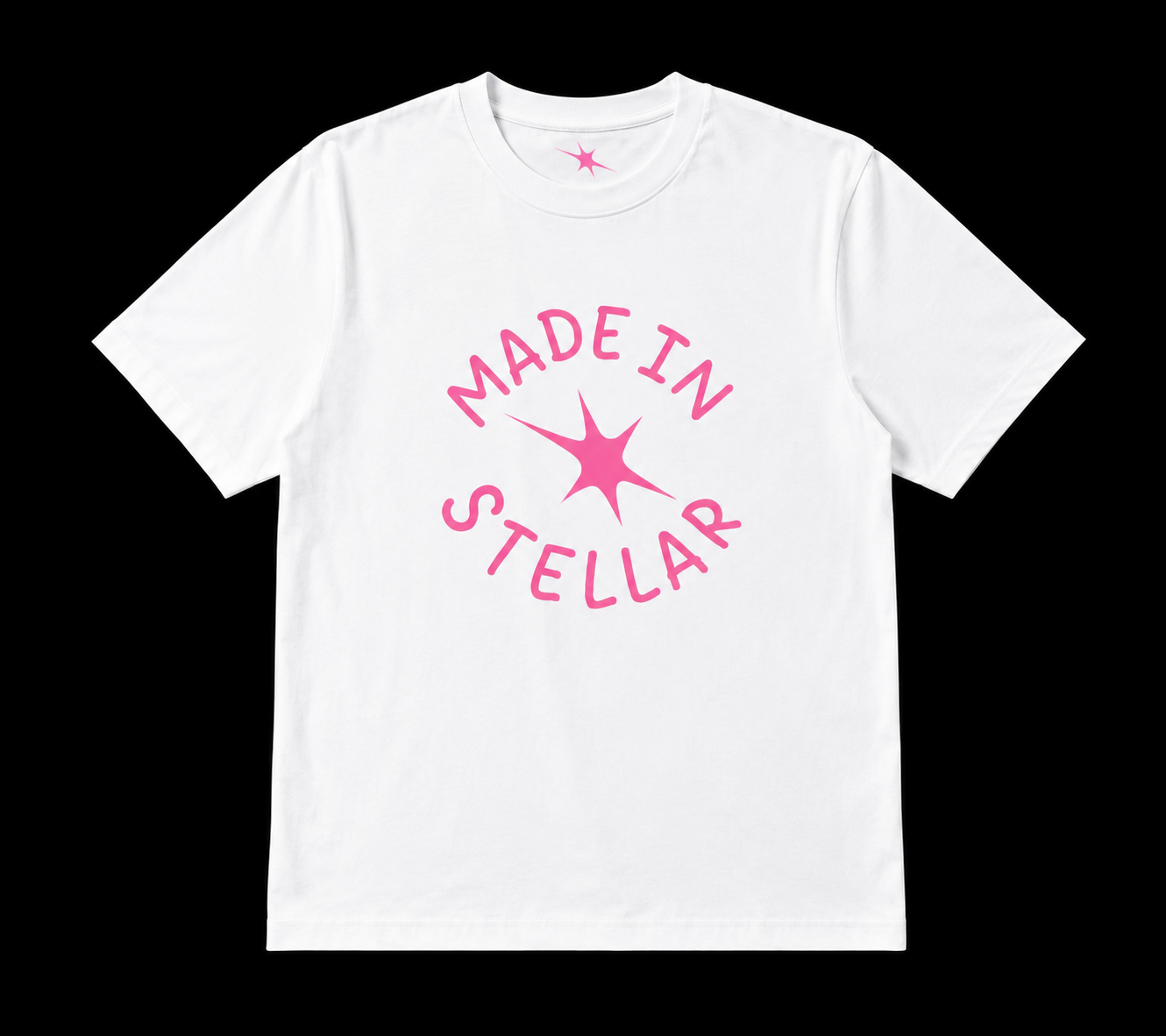 Oversized logo tee pink